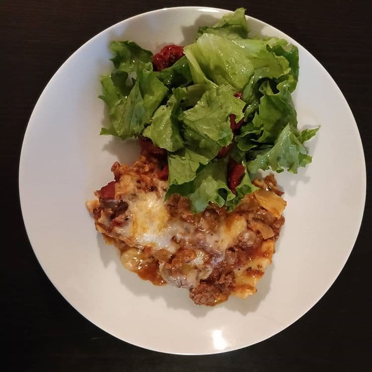 Classic and simple meat Lasagna