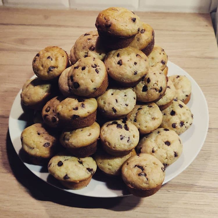 Banana Chocolate Chip Muffins